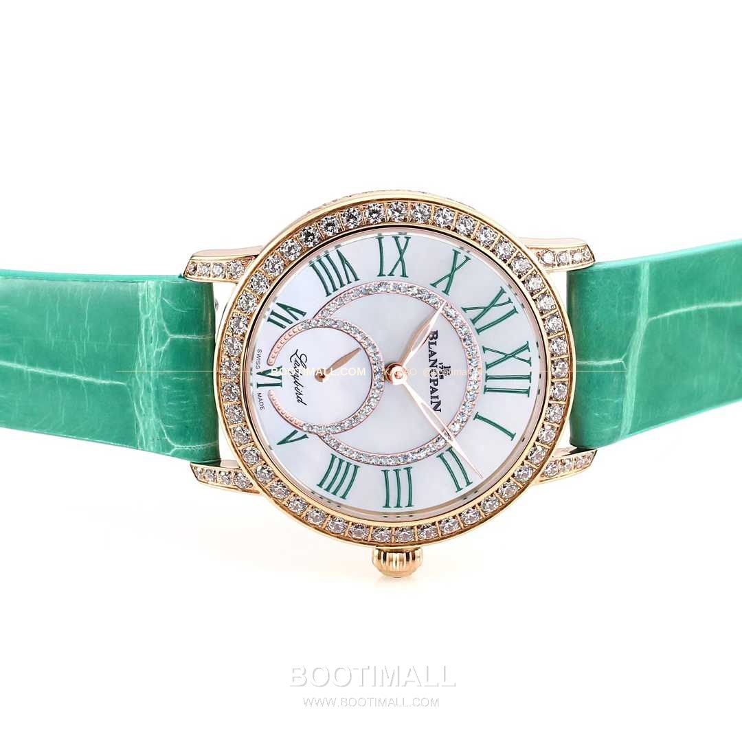 쇼파드 해피스포트 스틸 다이아몬드 자개다이얼 플로팅젬 오토매틱 Chopard Happy Sport Steel Diamond Mother of Pearl Floating Gems Automatic 36mm 3