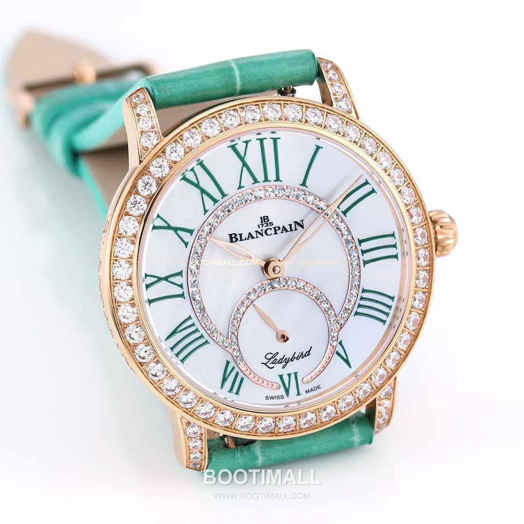 쇼파드 해피스포트 스틸 다이아몬드 자개다이얼 플로팅젬 오토매틱 Chopard Happy Sport Steel Diamond Mother of Pearl Floating Gems Automatic 36mm 5