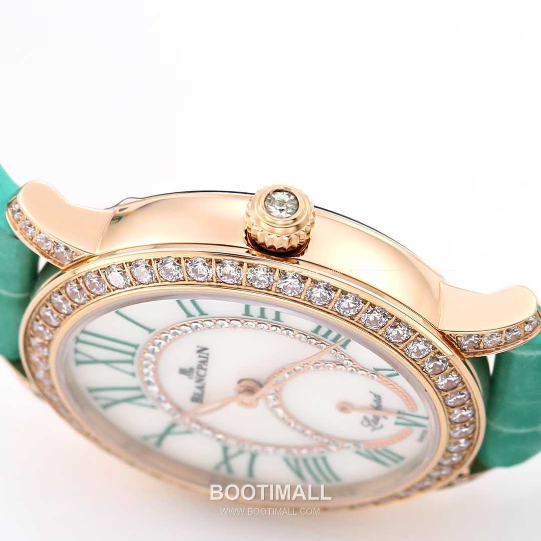 쇼파드 해피스포트 스틸 다이아몬드 자개다이얼 플로팅젬 오토매틱 Chopard Happy Sport Steel Diamond Mother of Pearl Floating Gems Automatic 36mm 6