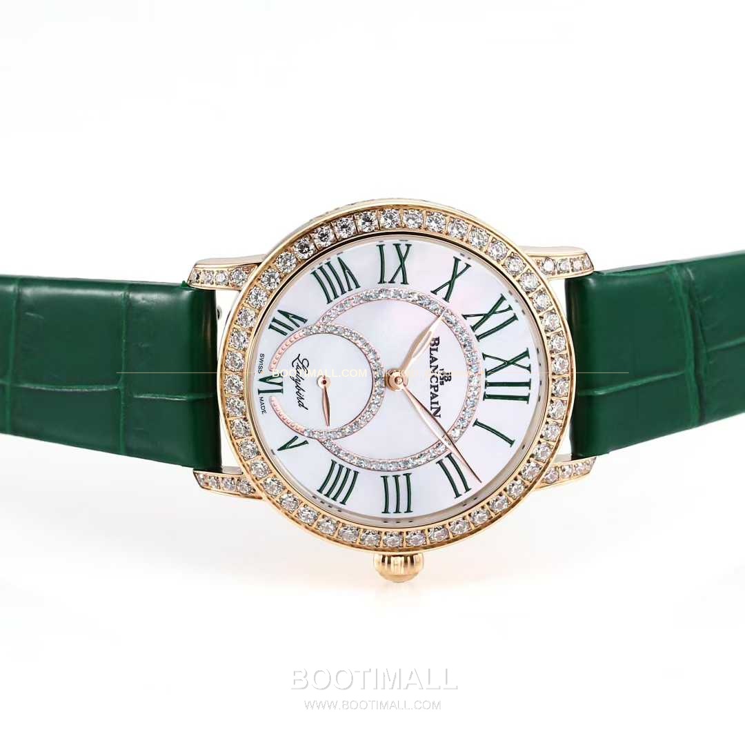 쇼파드 해피스포트 스틸 다이아몬드 자개다이얼 플로팅젬 오토매틱 Chopard Happy Sport Steel Diamond Mother of Pearl Floating Gems Automatic 36mm 3