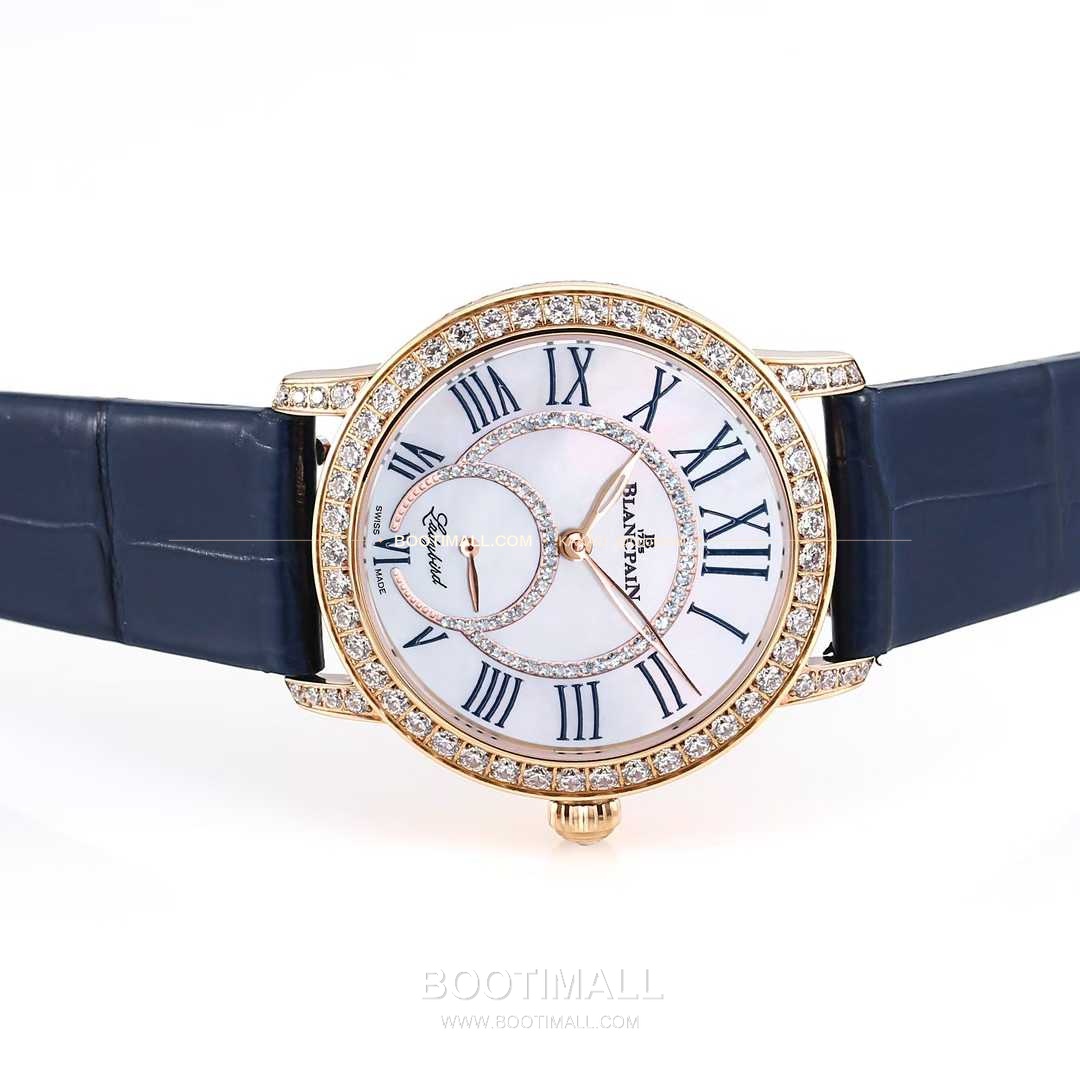 쇼파드 해피스포트 스틸 다이아몬드 자개다이얼 플로팅젬 오토매틱 Chopard Happy Sport Steel Diamond Mother of Pearl Floating Gems Automatic 36mm 3