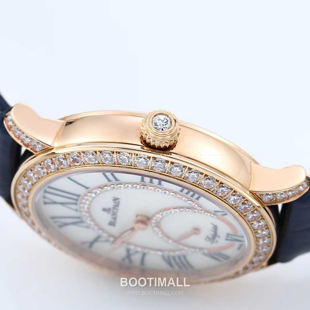 쇼파드 해피스포트 스틸 다이아몬드 자개다이얼 플로팅젬 오토매틱 Chopard Happy Sport Steel Diamond Mother of Pearl Floating Gems Automatic 36mm 6