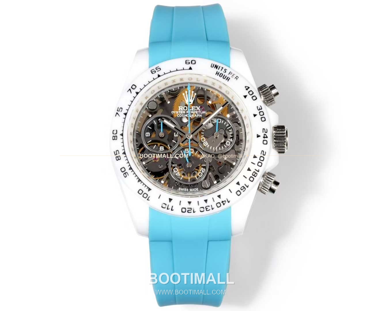 롤렉스 데이토나 러버밴드 블랙다이얼 크로노그래프 오토매틱 Rolex Daytona Rubber Strap Black Dial Chronograph Automatic 40mm 1