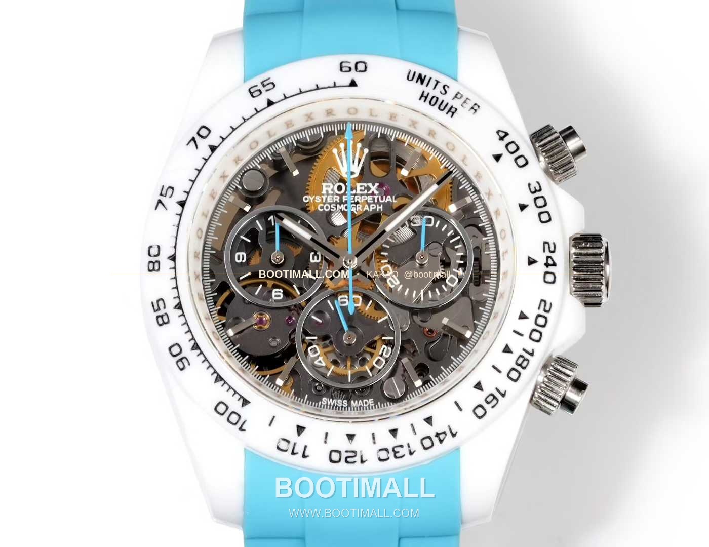 롤렉스 데이토나 러버밴드 블랙다이얼 크로노그래프 오토매틱 Rolex Daytona Rubber Strap Black Dial Chronograph Automatic 40mm 2