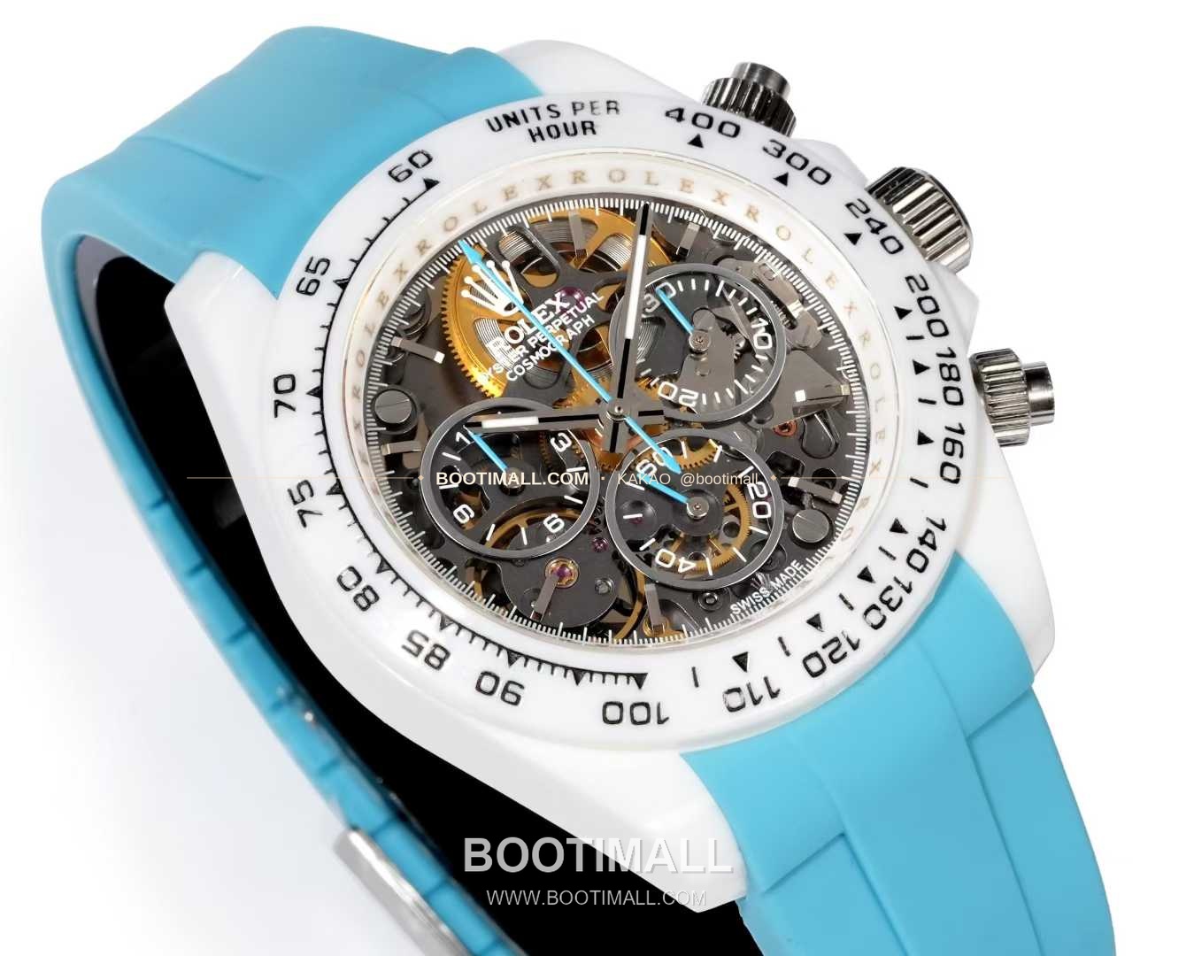 롤렉스 데이토나 러버밴드 블랙다이얼 크로노그래프 오토매틱 Rolex Daytona Rubber Strap Black Dial Chronograph Automatic 40mm 3