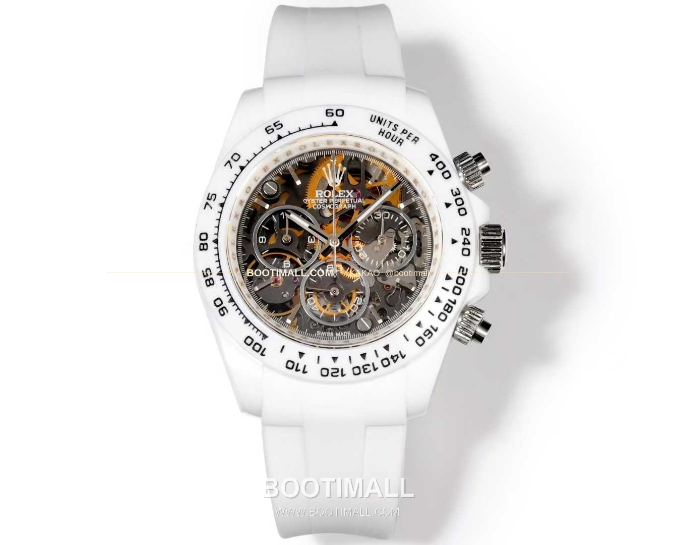 롤렉스 데이토나 러버밴드 블랙다이얼 크로노그래프 오토매틱 Rolex Daytona Rubber Strap Black Dial Chronograph Automatic 40mm 1