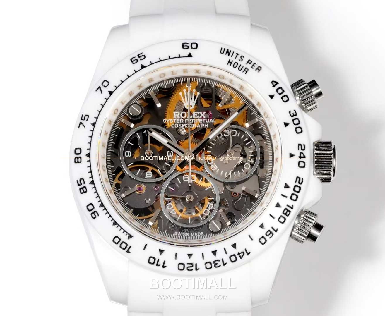 롤렉스 데이토나 러버밴드 블랙다이얼 크로노그래프 오토매틱 Rolex Daytona Rubber Strap Black Dial Chronograph Automatic 40mm 2