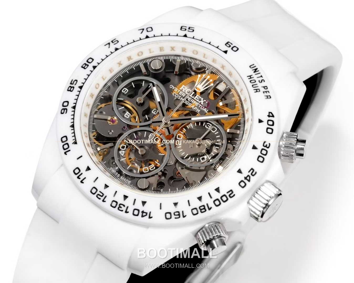 롤렉스 데이토나 러버밴드 블랙다이얼 크로노그래프 오토매틱 Rolex Daytona Rubber Strap Black Dial Chronograph Automatic 40mm 3