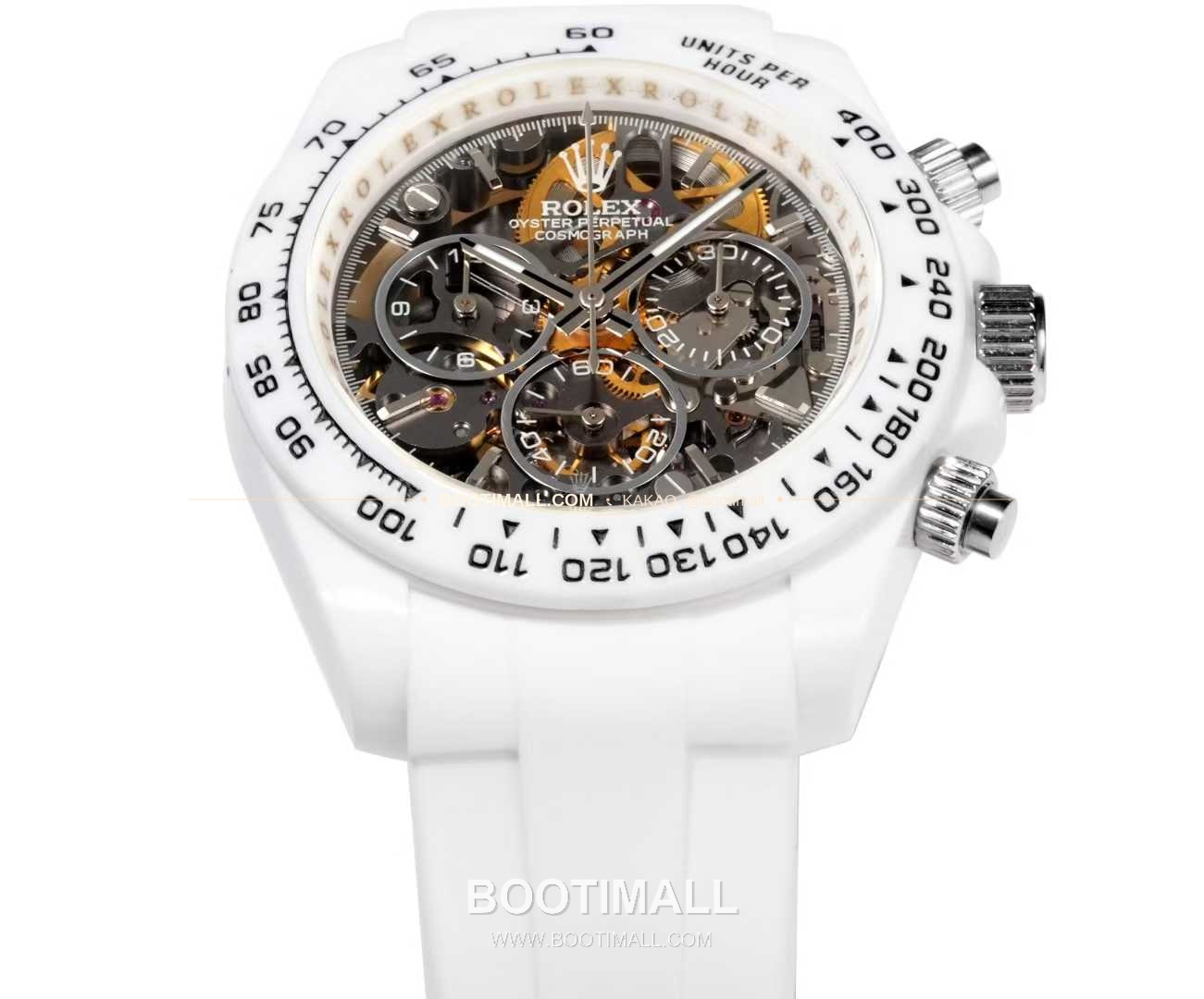 롤렉스 데이토나 러버밴드 블랙다이얼 크로노그래프 오토매틱 Rolex Daytona Rubber Strap Black Dial Chronograph Automatic 40mm 4