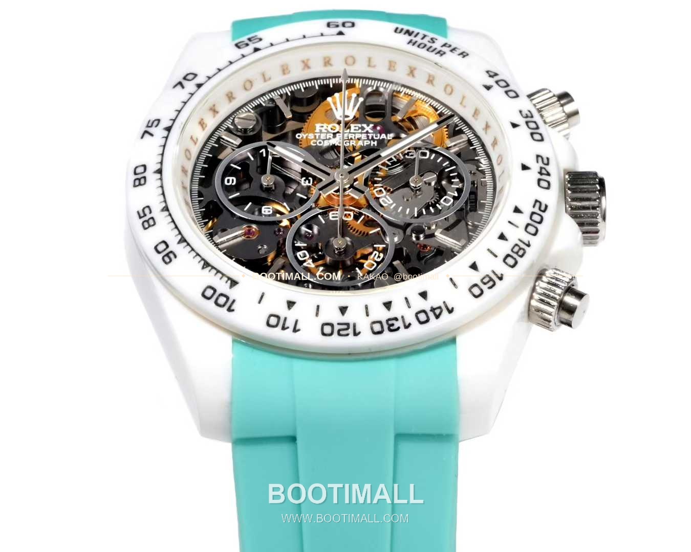 롤렉스 데이토나 러버밴드 블랙다이얼 크로노그래프 오토매틱 Rolex Daytona Rubber Strap Black Dial Chronograph Automatic 40mm 4