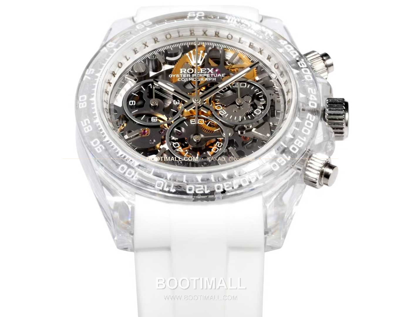 롤렉스 데이토나 러버밴드 블랙다이얼 크로노그래프 오토매틱 Rolex Daytona Rubber Strap Black Dial Chronograph Automatic 40mm 4