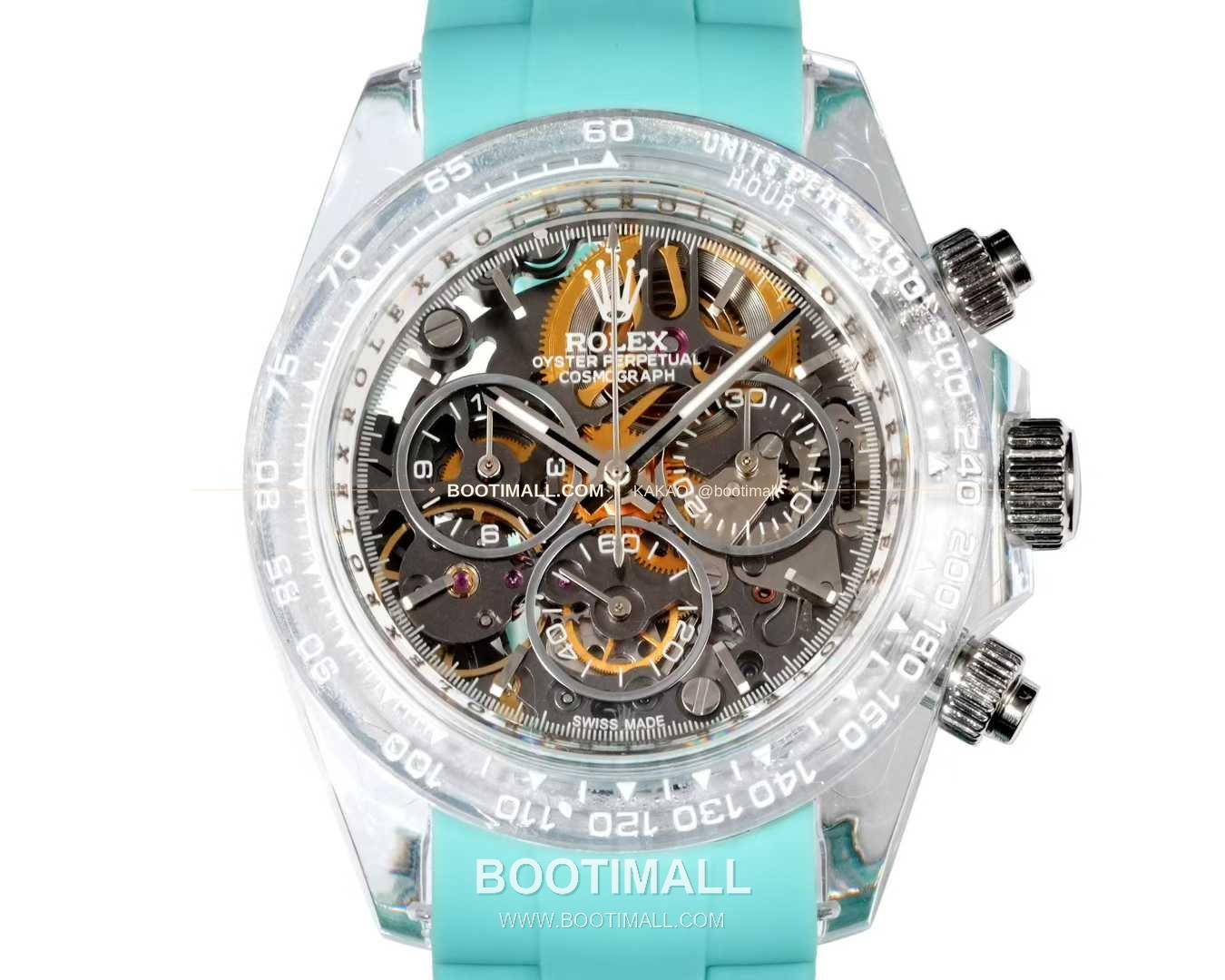 롤렉스 데이토나 러버밴드 블랙다이얼 크로노그래프 오토매틱 Rolex Daytona Rubber Strap Black Dial Chronograph Automatic 40mm 2