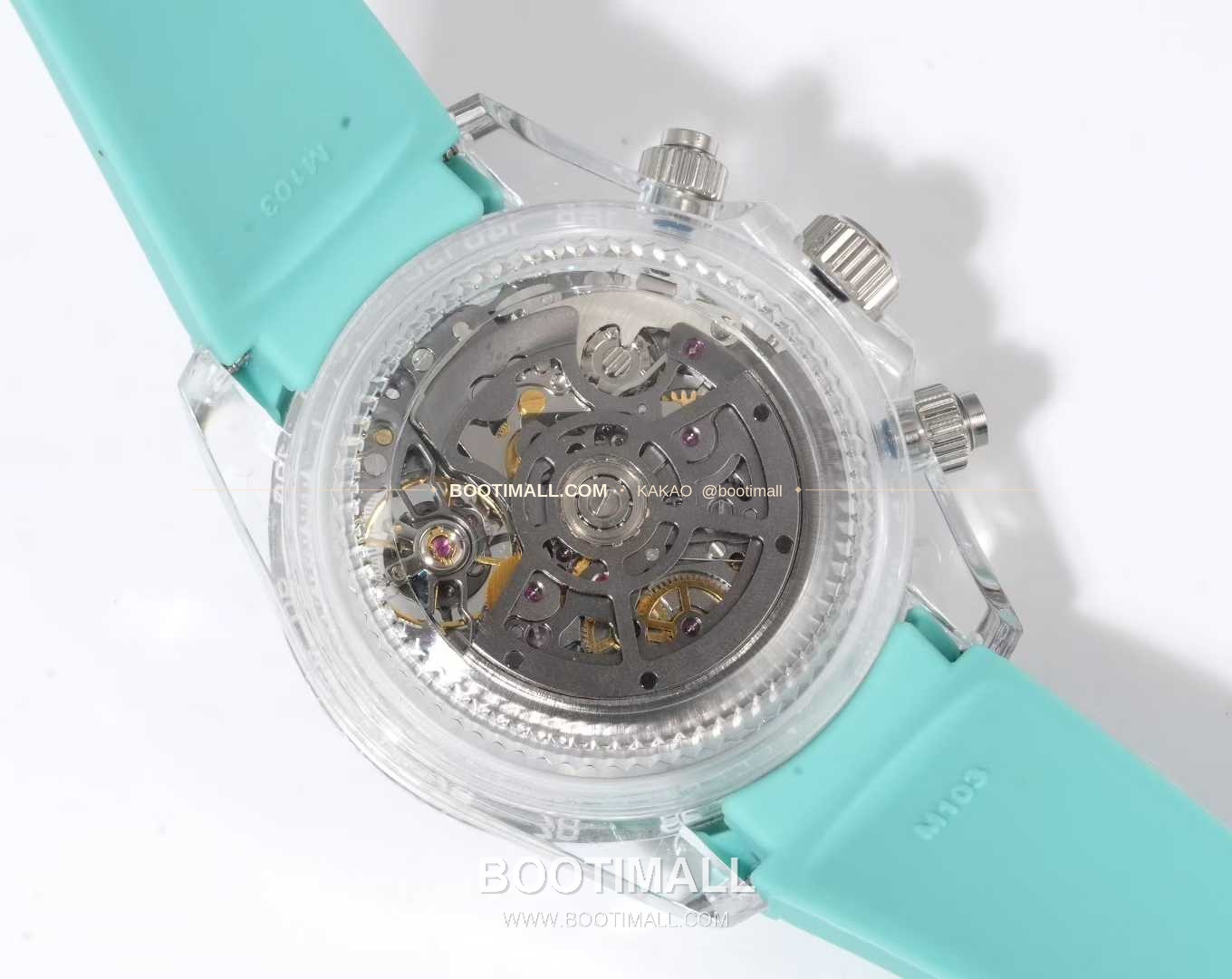 롤렉스 데이토나 러버밴드 블랙다이얼 크로노그래프 오토매틱 Rolex Daytona Rubber Strap Black Dial Chronograph Automatic 40mm 8