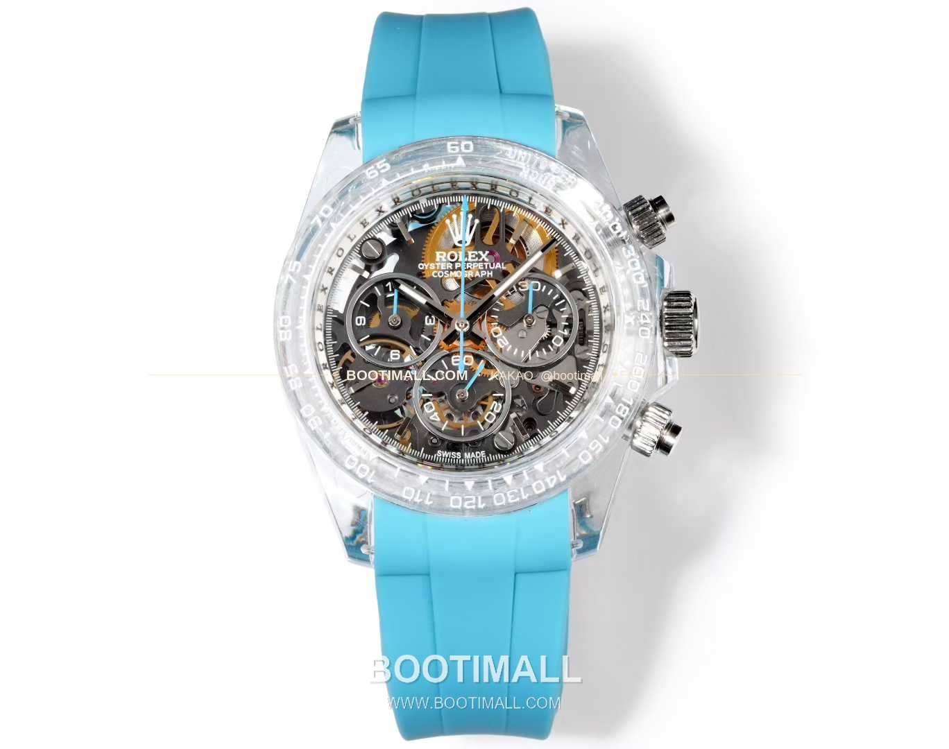 롤렉스 데이토나 러버밴드 블랙다이얼 크로노그래프 오토매틱 Rolex Daytona Rubber Strap Black Dial Chronograph Automatic 40mm 1