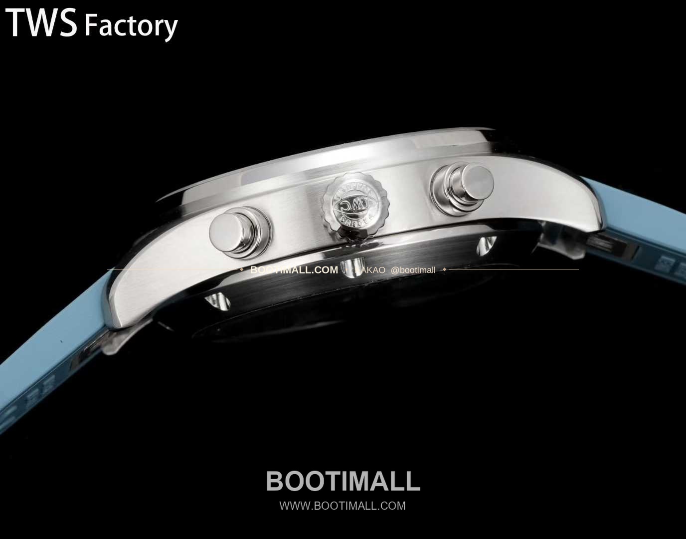 아이더블유씨 파일럿 스틸 블랙다이얼 크로노그래프 데이데이트 오토매틱 IWC Pilot Steel Black Dial Chronograph Day Date Automatic 43mm 7