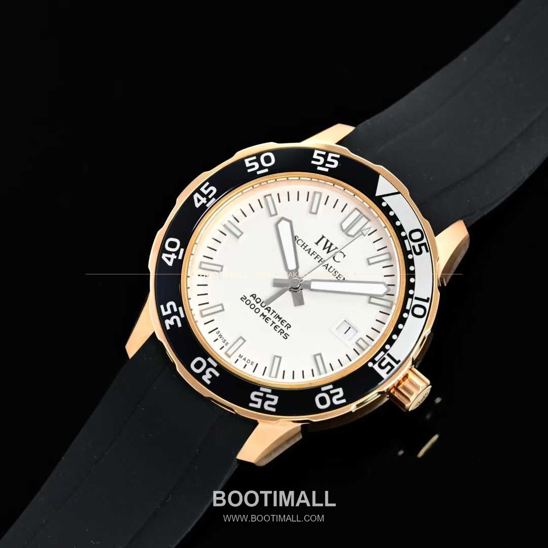 IWC 아쿠아타이머 스틸 블랙다이얼 다이버 오토매틱 IWC Aquatimer Steel Black Dial Diver Automatic 44mm 4