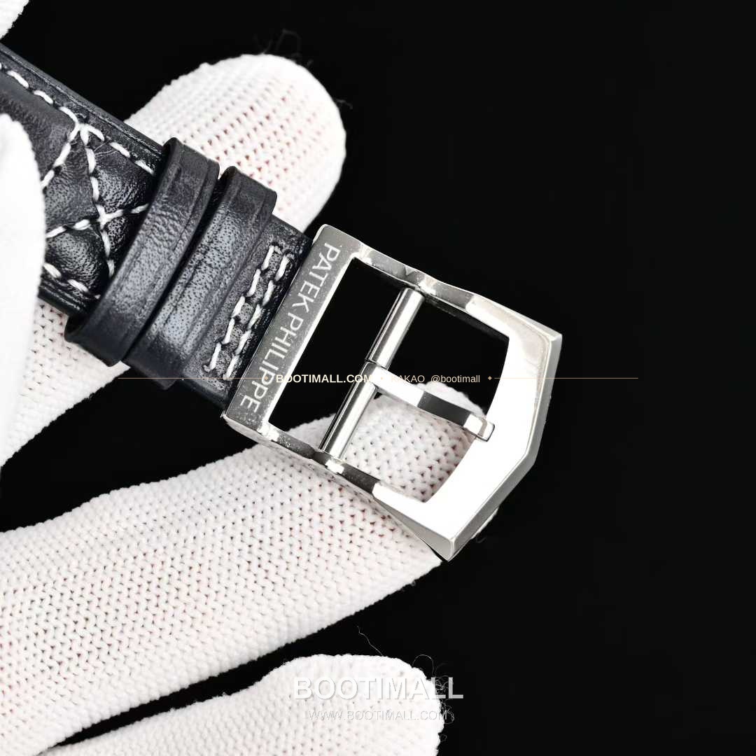 파텍필립 칼라트라바 파일럿 트래블타임 스틸 블랙다이얼 GMT 오토매틱 Patek Philippe Calatrava Pilot Travel Time Steel Black Dial GMT Automatic 5524G 40.8mm 9