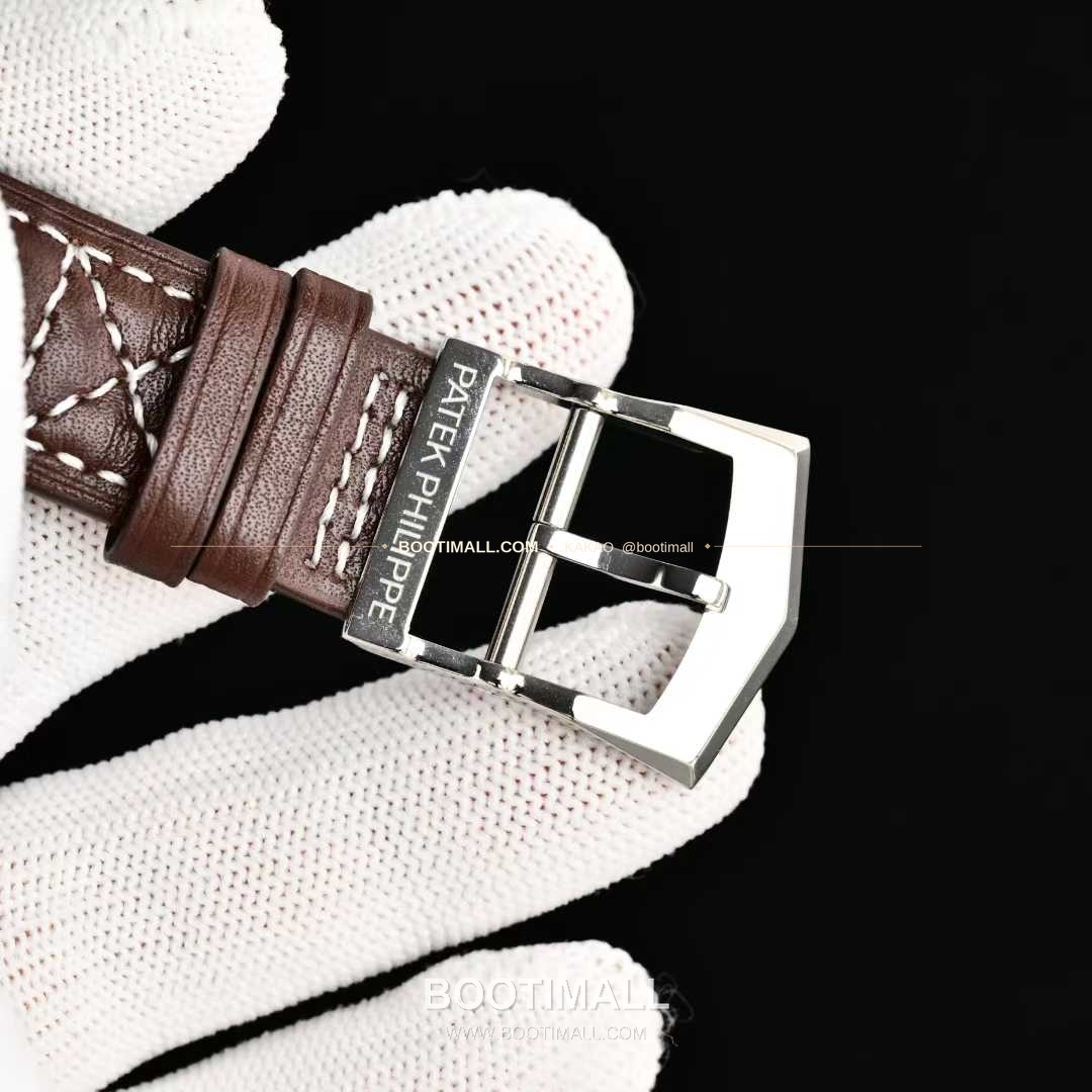 파텍필립 칼라트라바 파일럿 트래블타임 스틸 블랙다이얼 GMT 오토매틱 Patek Philippe Calatrava Pilot Travel Time Steel Black Dial GMT Automatic 5524G 40.8mm 9