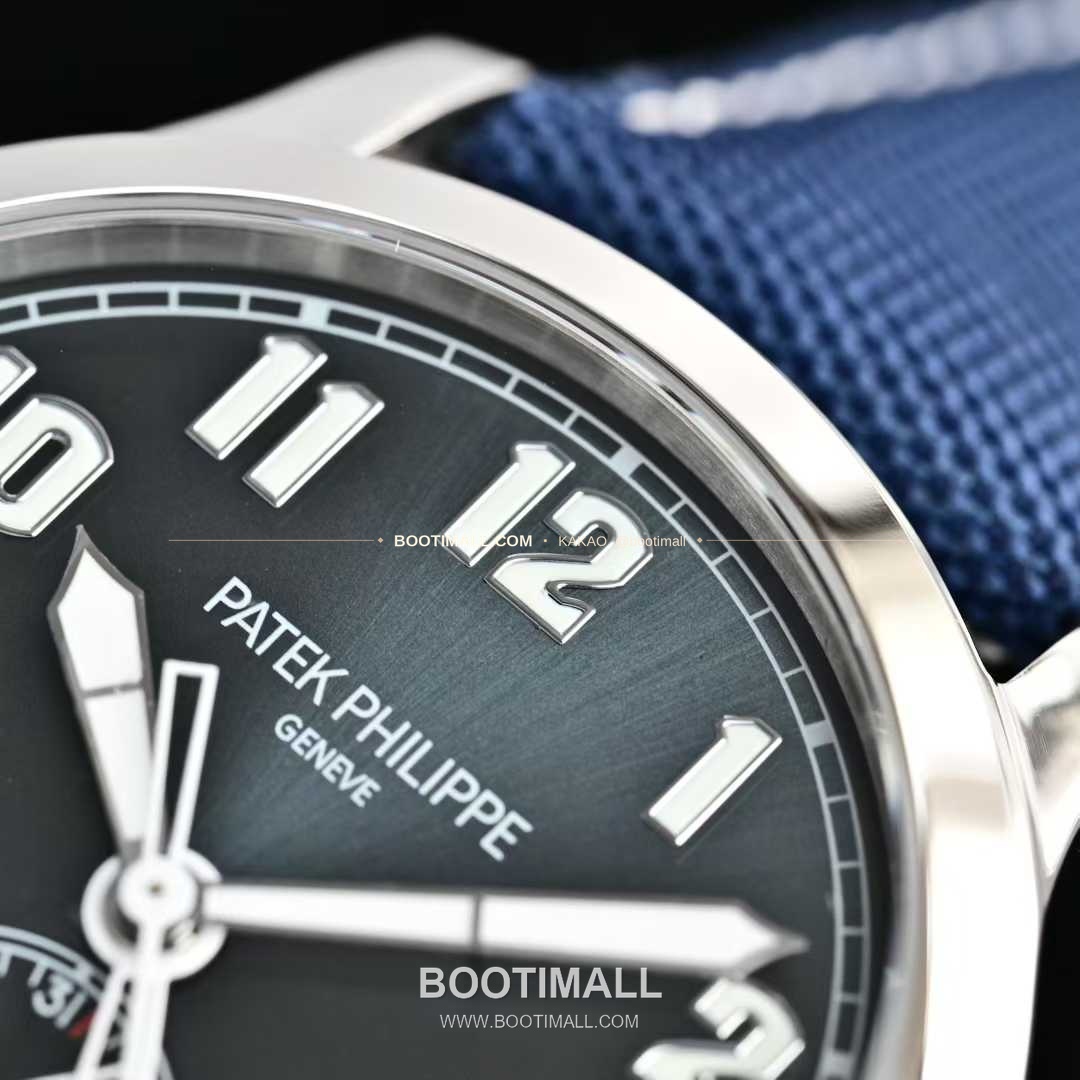 파텍필립 칼라트라바 파일럿 트래블타임 스틸 블랙다이얼 GMT 오토매틱 Patek Philippe Calatrava Pilot Travel Time Steel Black Dial GMT Automatic 5524G 40.8mm 6