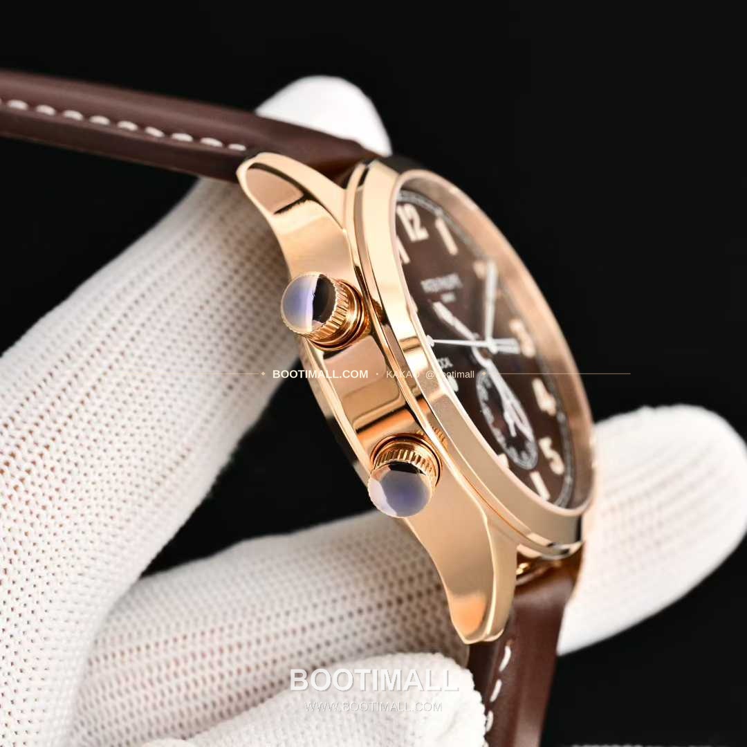 파텍필립 칼라트라바 파일럿 트래블타임 스틸 블랙다이얼 GMT 오토매틱 Patek Philippe Calatrava Pilot Travel Time Steel Black Dial GMT Automatic 5524G 40.8mm 5