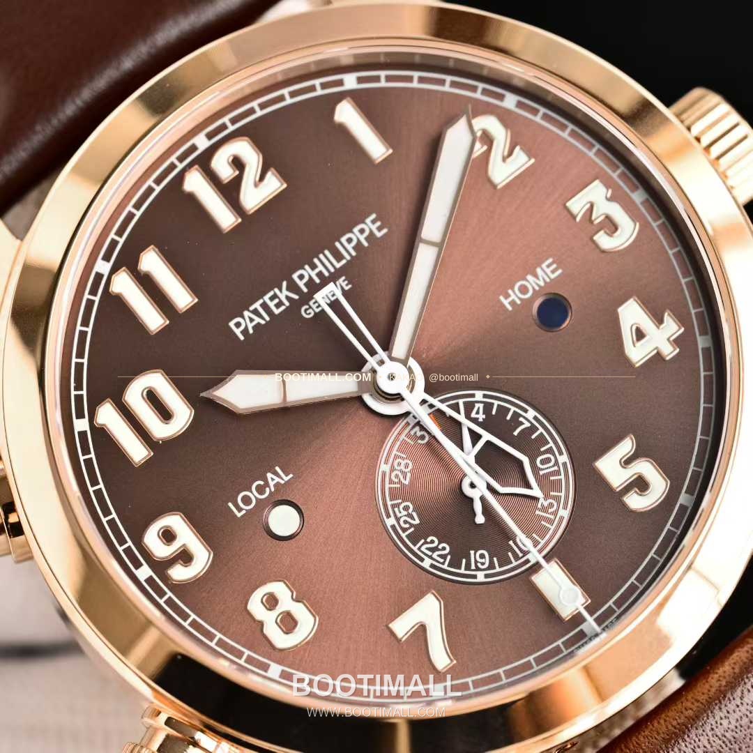 파텍필립 칼라트라바 파일럿 트래블타임 스틸 블랙다이얼 GMT 오토매틱 Patek Philippe Calatrava Pilot Travel Time Steel Black Dial GMT Automatic 5524G 40.8mm 6