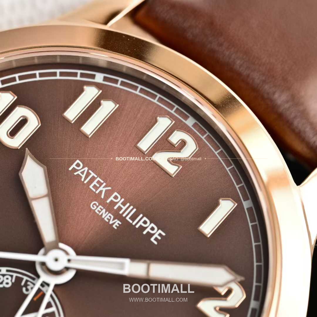 파텍필립 칼라트라바 파일럿 트래블타임 스틸 블랙다이얼 GMT 오토매틱 Patek Philippe Calatrava Pilot Travel Time Steel Black Dial GMT Automatic 5524G 40.8mm 7