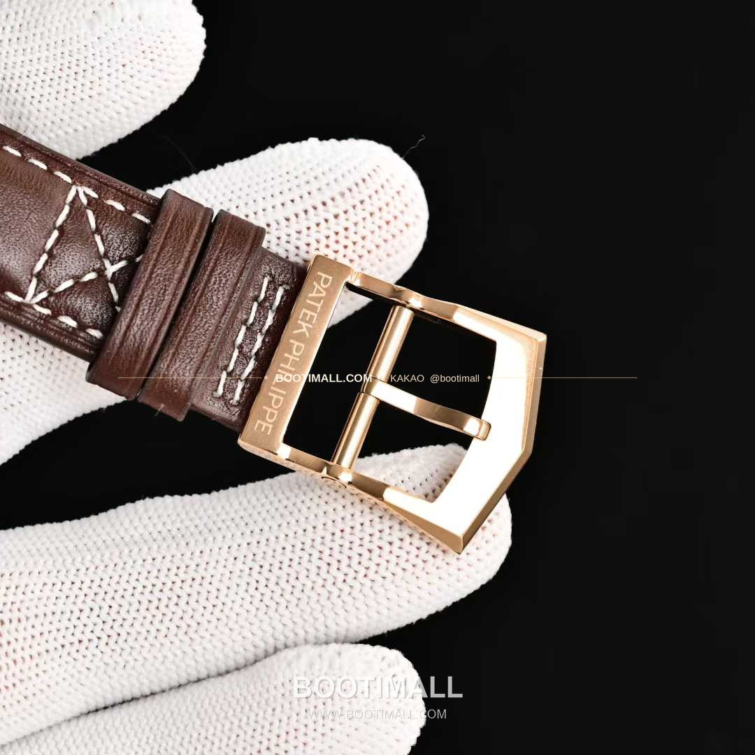 파텍필립 칼라트라바 파일럿 트래블타임 스틸 블랙다이얼 GMT 오토매틱 Patek Philippe Calatrava Pilot Travel Time Steel Black Dial GMT Automatic 5524G 40.8mm 9