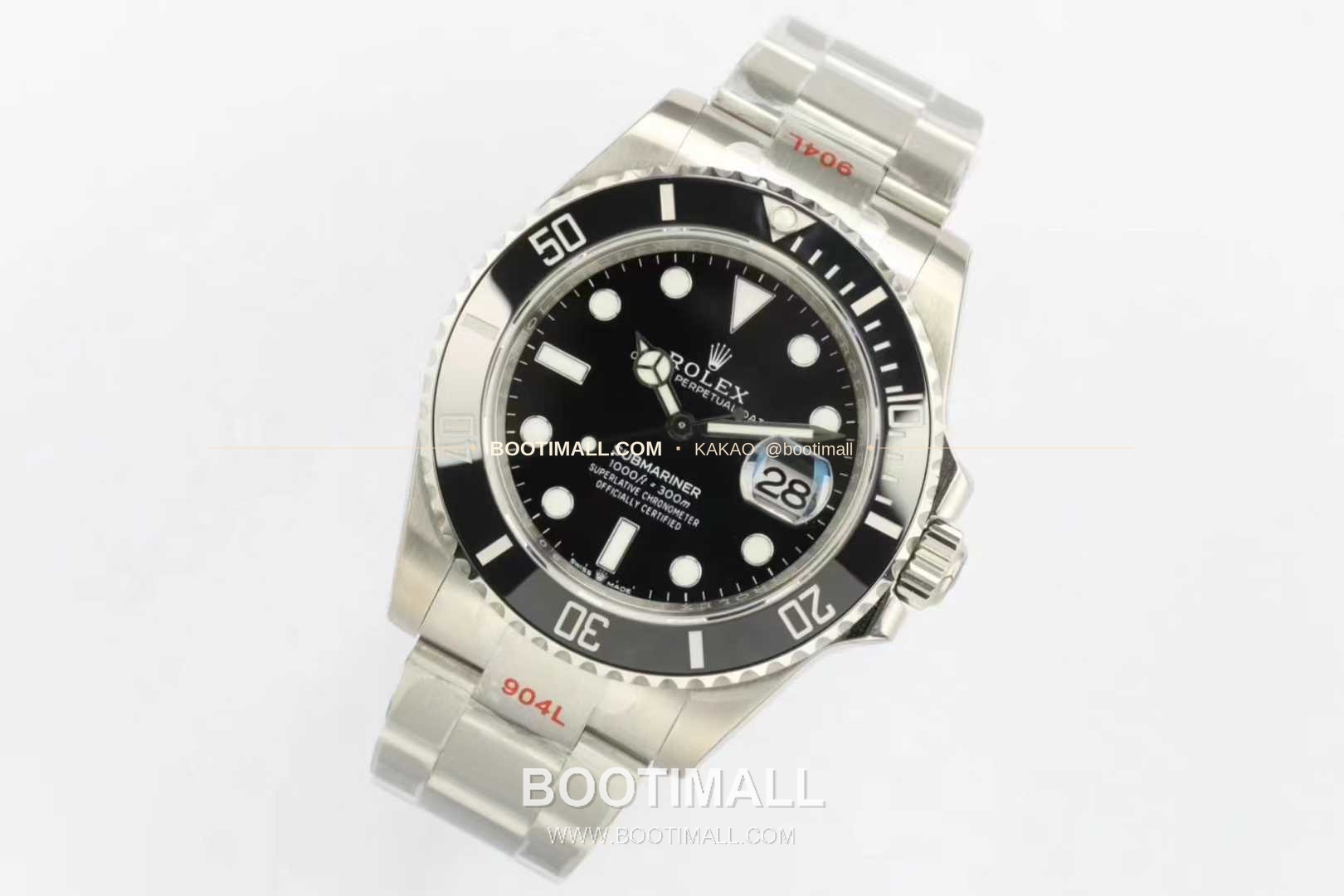 롤렉스 서브마리너 스틸 골드톤 세라믹베젤 블랙다이얼 다이버 오토매틱 Rolex Submariner Steel Gold Tone Ceramic Bezel Black Dial Diver Automatic 41mm 3