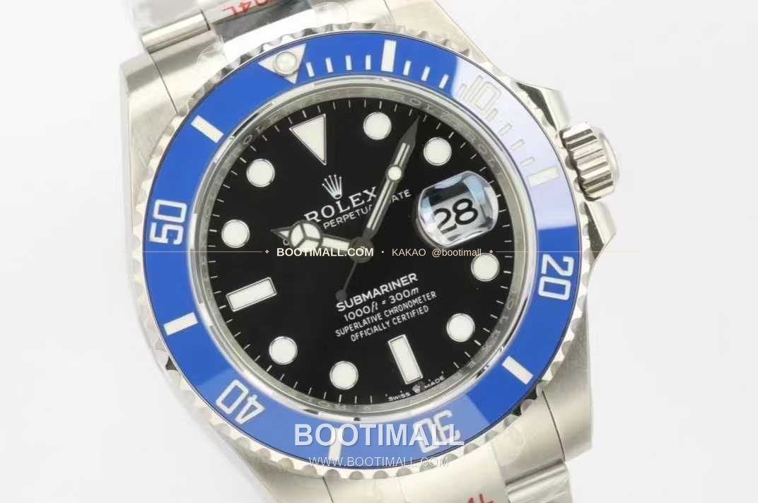 롤렉스 서브마리너 스틸 골드톤 세라믹베젤 블랙다이얼 다이버 오토매틱 Rolex Submariner Steel Gold Tone Ceramic Bezel Black Dial Diver Automatic 41mm 2