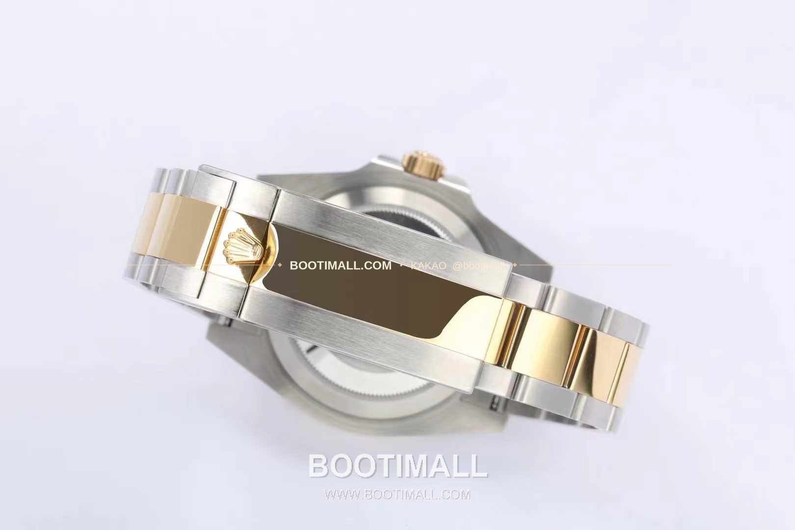 롤렉스 서브마리너 스틸 골드톤 세라믹베젤 블랙다이얼 다이버 오토매틱 Rolex Submariner Steel Gold Tone Ceramic Bezel Black Dial Diver Automatic 41mm 9