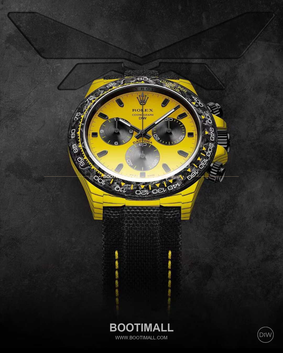 롤렉스 데이토나 카본파이버 스켈레톤 야광 크로노그래프 오토매틱 Rolex Daytona Carbon Fiber Skeleton Luminous Chronograph Automatic 40mm 1