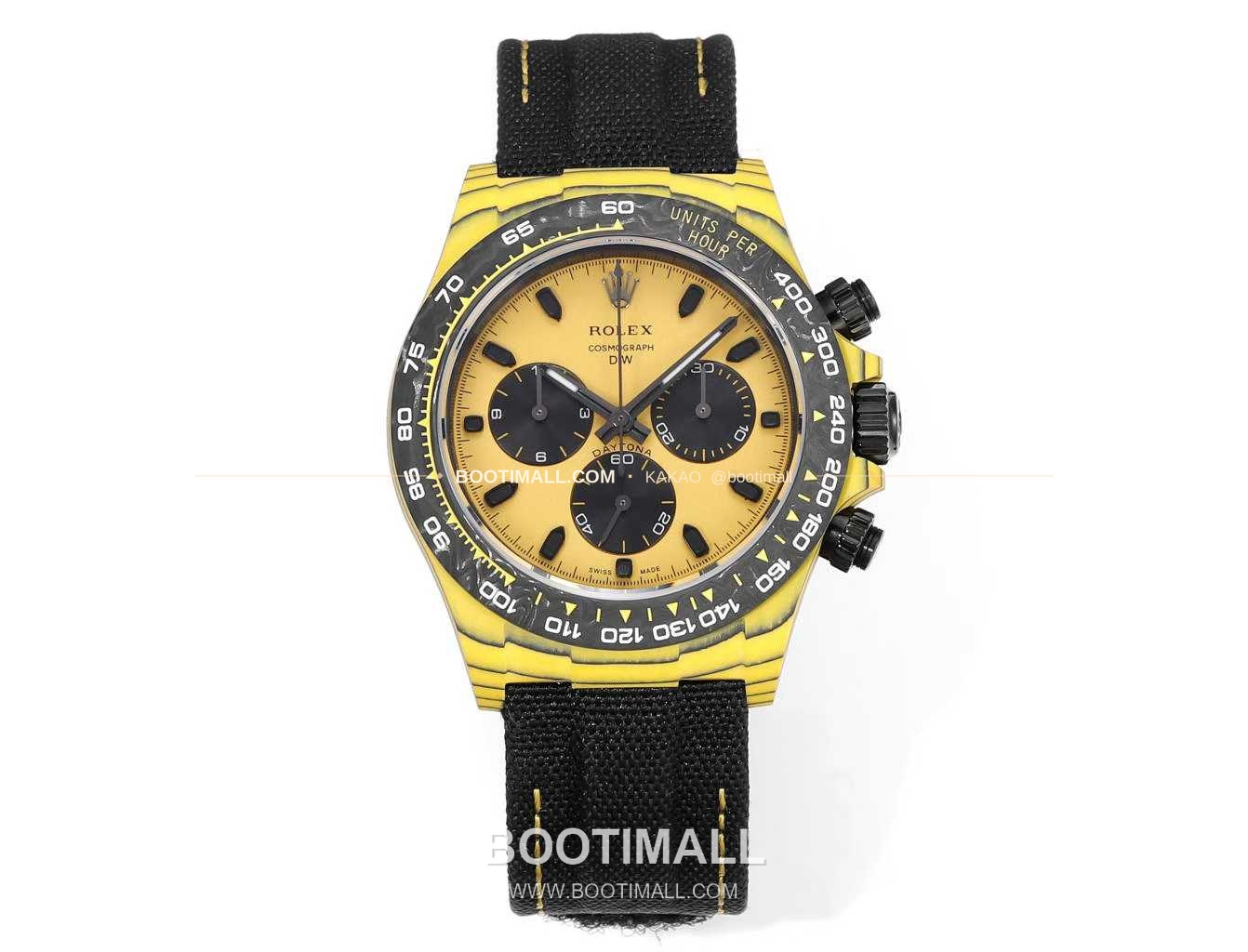 롤렉스 데이토나 카본파이버 스켈레톤 야광 크로노그래프 오토매틱 Rolex Daytona Carbon Fiber Skeleton Luminous Chronograph Automatic 40mm 8