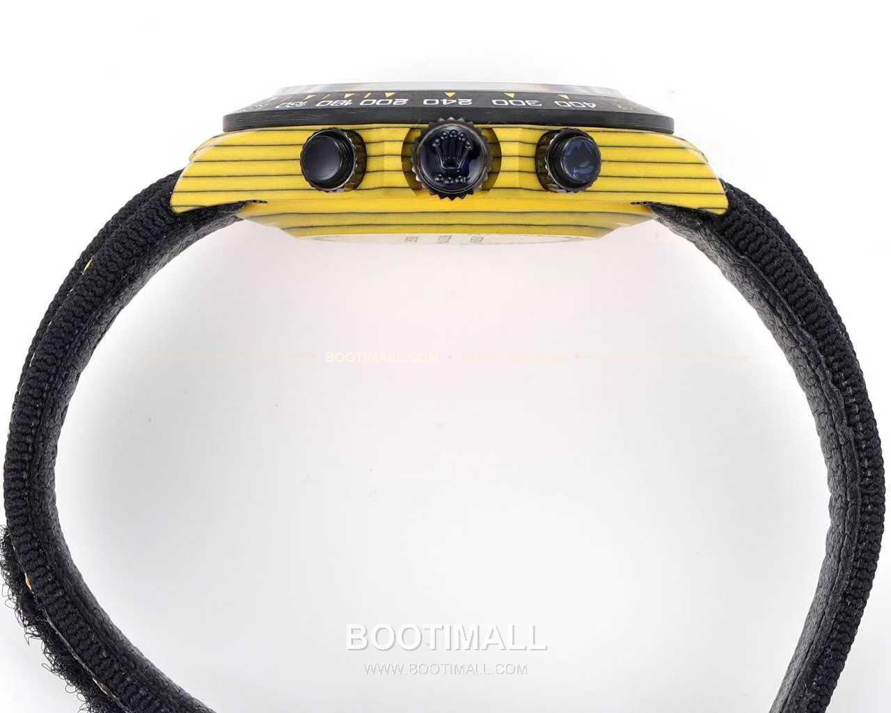 롤렉스 데이토나 카본파이버 스켈레톤 야광 크로노그래프 오토매틱 Rolex Daytona Carbon Fiber Skeleton Luminous Chronograph Automatic 40mm 12