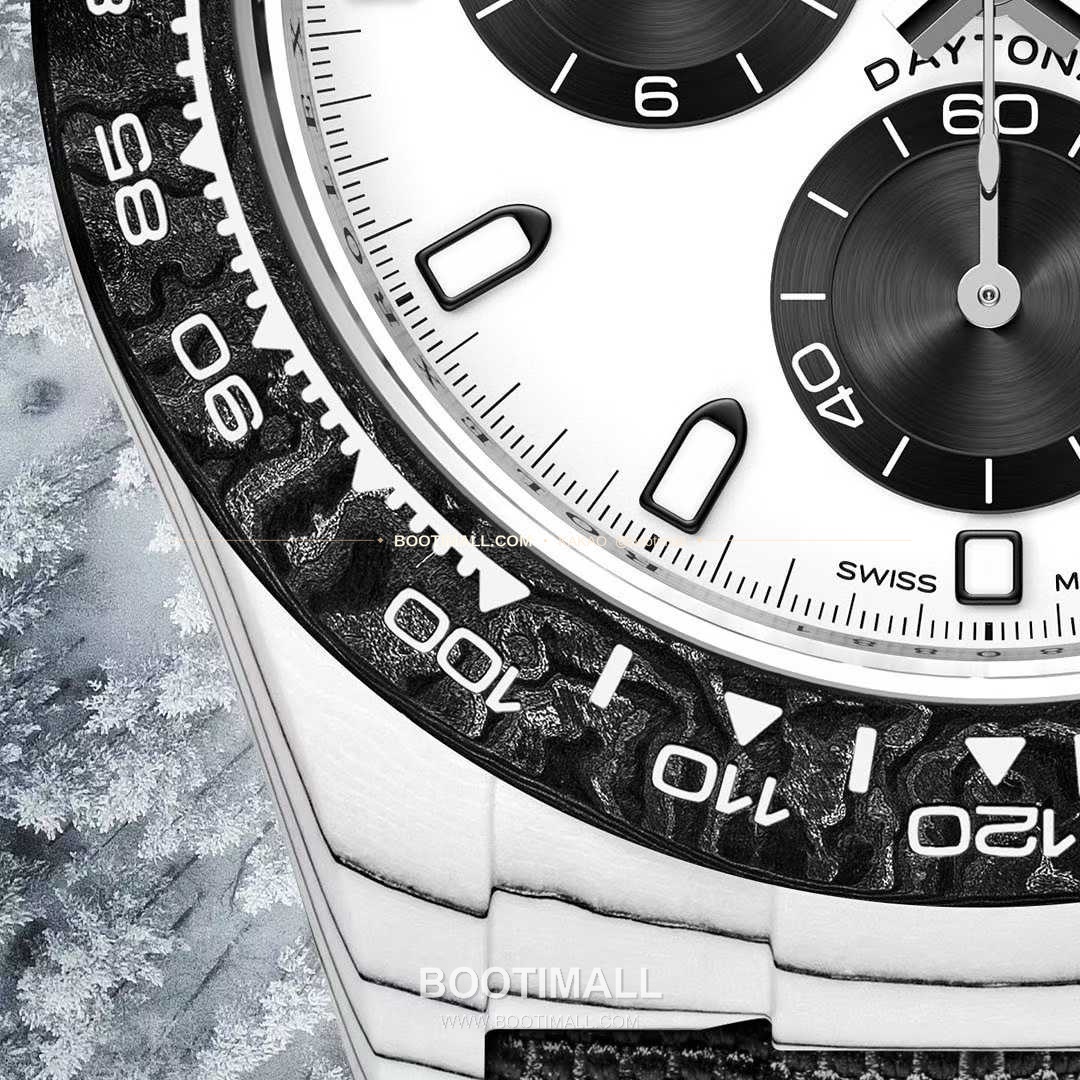 롤렉스 데이토나 카본파이버 스켈레톤 야광 크로노그래프 오토매틱 Rolex Daytona Carbon Fiber Skeleton Luminous Chronograph Automatic 40mm 6