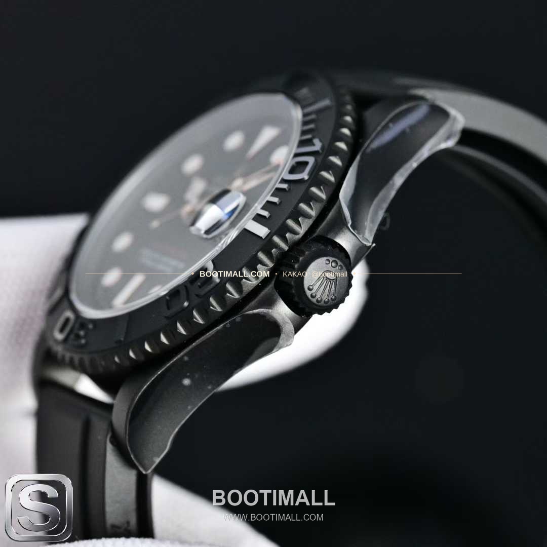 롤렉스 요트마스터 스틸 티타늄 블랙다이얼 러버밴드 다이버 오토매틱 Rolex Yacht-Master Steel Titanium Black Dial Rubber Strap Diver Automatic 40mm 5