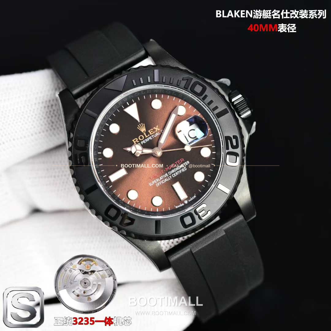 롤렉스 요트마스터 스틸 티타늄 블랙다이얼 러버밴드 다이버 오토매틱 Rolex Yacht-Master Steel Titanium Black Dial Rubber Strap Diver Automatic 40mm 2