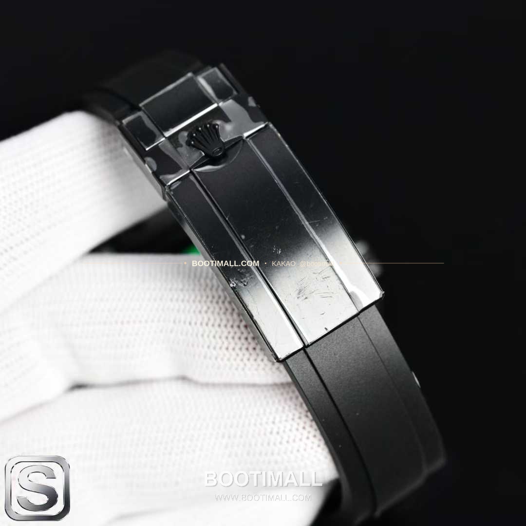 롤렉스 요트마스터 스틸 티타늄 블랙다이얼 러버밴드 다이버 오토매틱 Rolex Yacht-Master Steel Titanium Black Dial Rubber Strap Diver Automatic 40mm 8