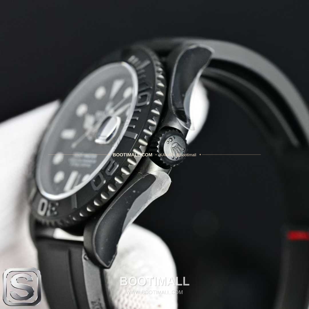 롤렉스 요트마스터 스틸 티타늄 블랙다이얼 러버밴드 다이버 오토매틱 Rolex Yacht-Master Steel Titanium Black Dial Rubber Strap Diver Automatic 40mm 4