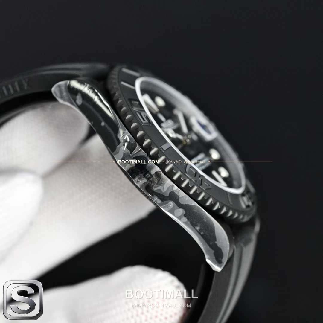 롤렉스 요트마스터 스틸 티타늄 블랙다이얼 러버밴드 다이버 오토매틱 Rolex Yacht-Master Steel Titanium Black Dial Rubber Strap Diver Automatic 40mm 6