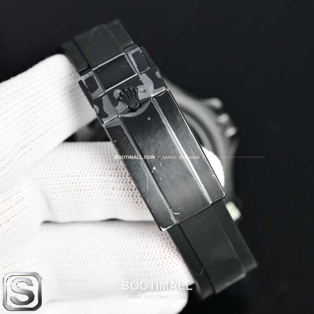 롤렉스 요트마스터 스틸 티타늄 블랙다이얼 러버밴드 다이버 오토매틱 Rolex Yacht-Master Steel Titanium Black Dial Rubber Strap Diver Automatic 40mm 8