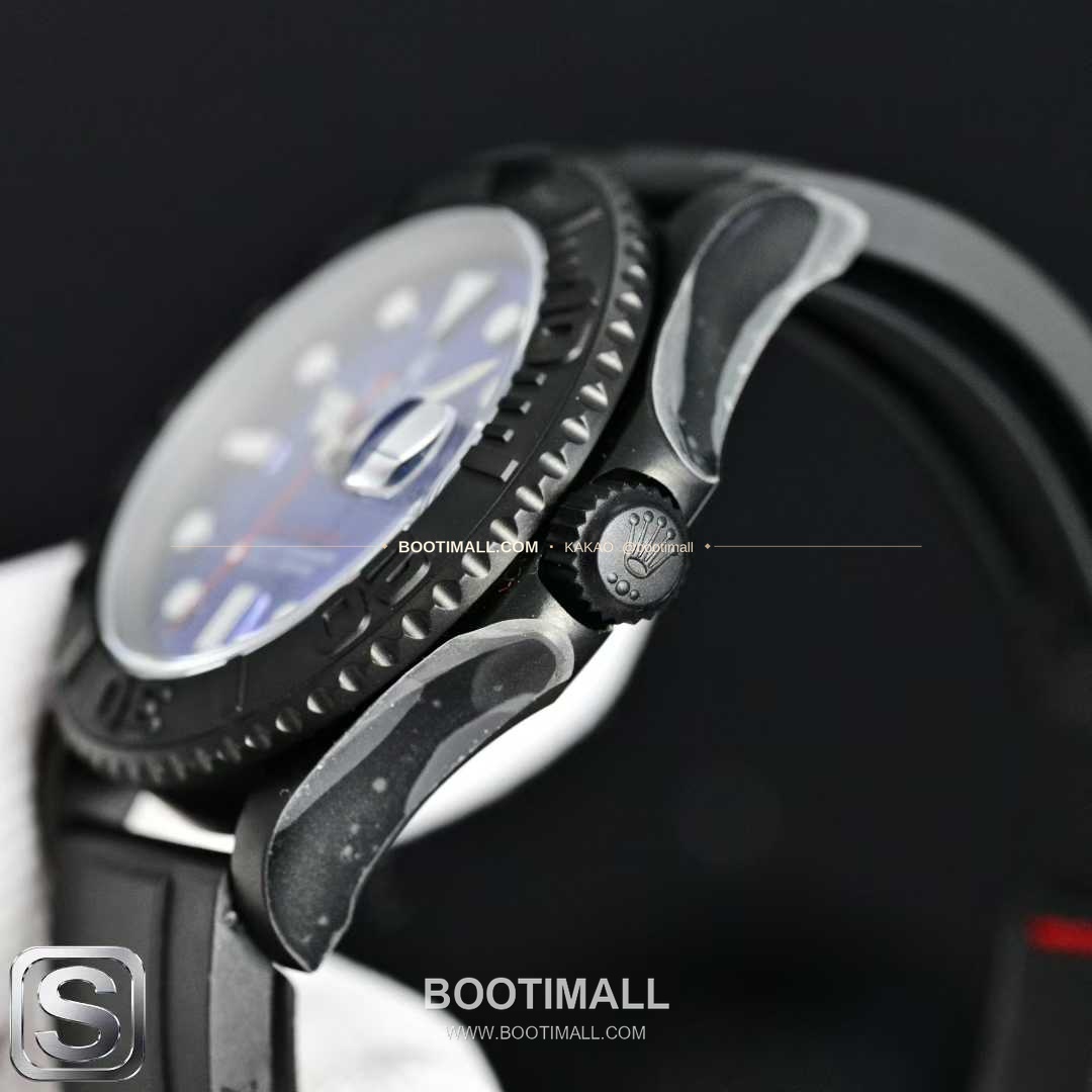 롤렉스 요트마스터 스틸 티타늄 블랙다이얼 러버밴드 다이버 오토매틱 Rolex Yacht-Master Steel Titanium Black Dial Rubber Strap Diver Automatic 40mm 5