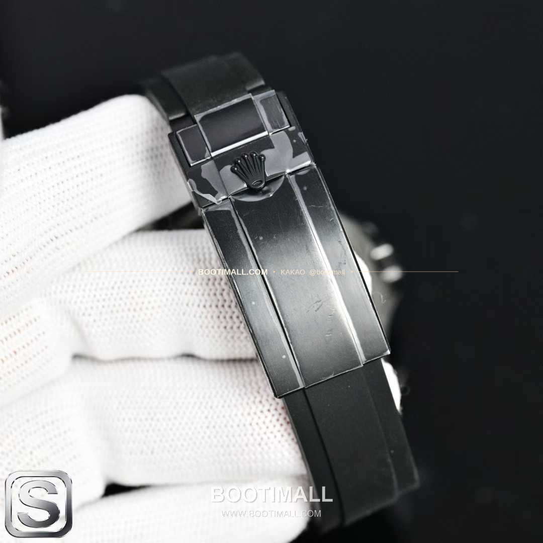 롤렉스 요트마스터 스틸 티타늄 블랙다이얼 러버밴드 다이버 오토매틱 Rolex Yacht-Master Steel Titanium Black Dial Rubber Strap Diver Automatic 40mm 8