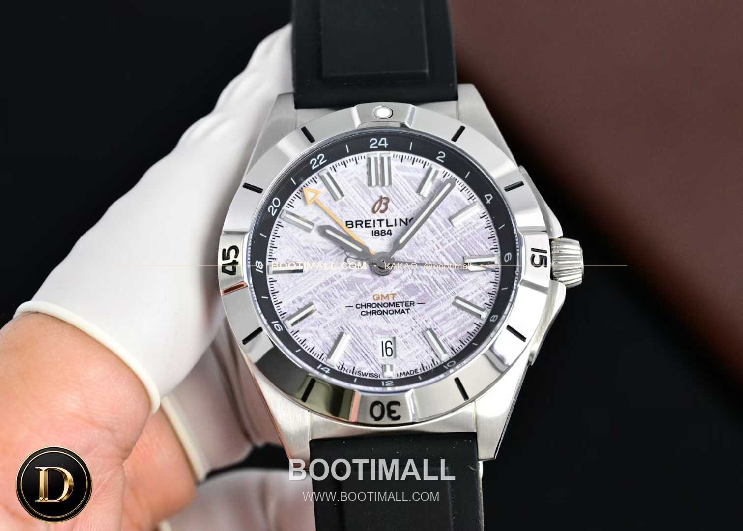 브라이틀링 크로노맷 GMT 스틸 컬러다이얼 듀얼타임 오토매틱 Breitling Chronomat GMT Steel Color Dial Dual Time Automatic A32398101M1A1 40mm 1