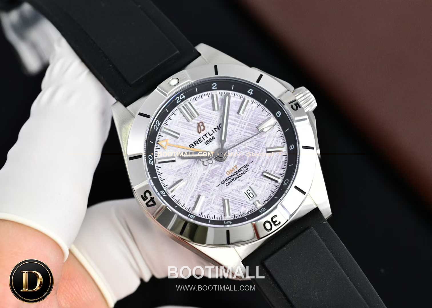 브라이틀링 크로노맷 GMT 스틸 컬러다이얼 듀얼타임 오토매틱 Breitling Chronomat GMT Steel Color Dial Dual Time Automatic A32398101M1A1 40mm 2