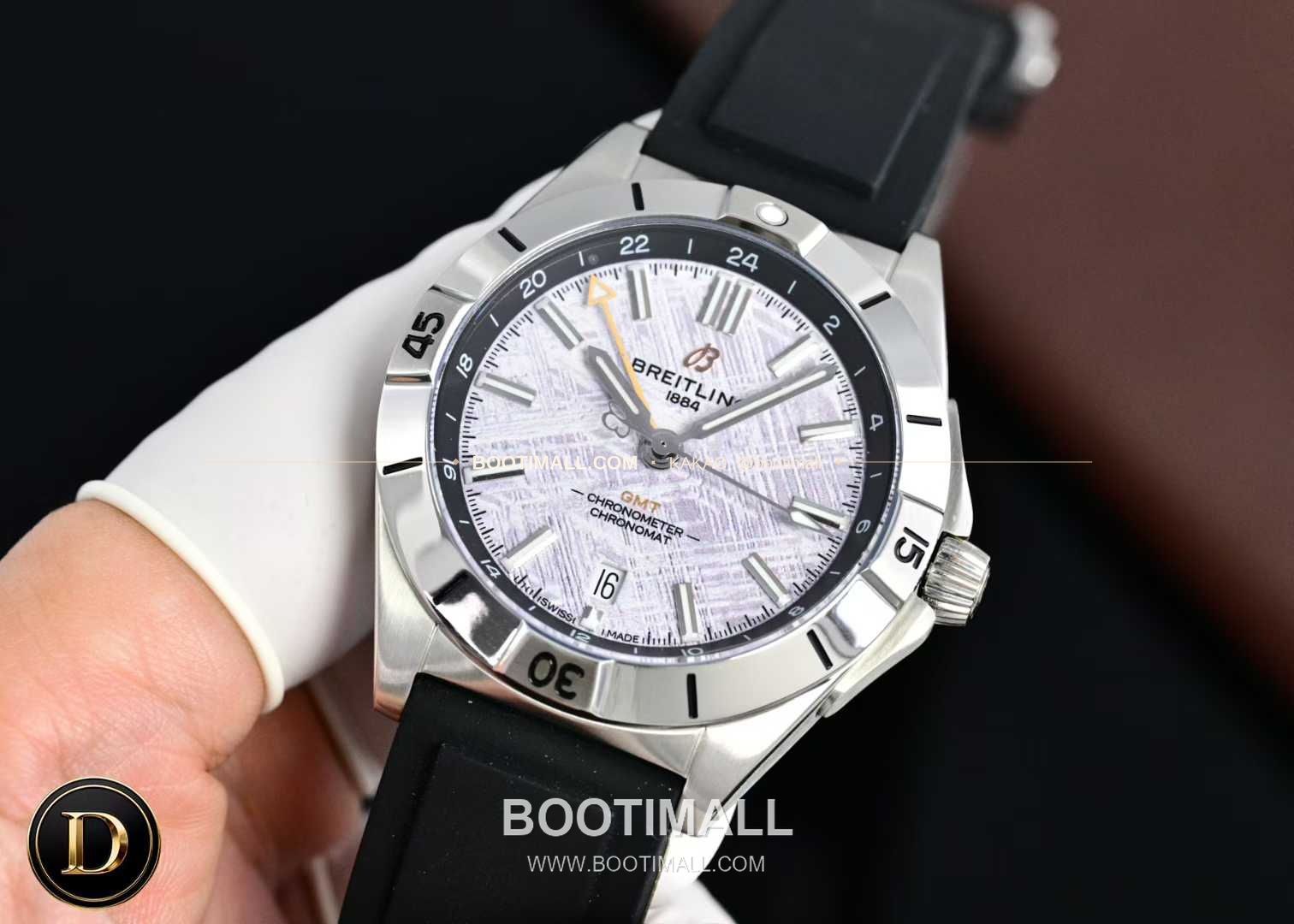 브라이틀링 크로노맷 GMT 스틸 컬러다이얼 듀얼타임 오토매틱 Breitling Chronomat GMT Steel Color Dial Dual Time Automatic A32398101M1A1 40mm 3