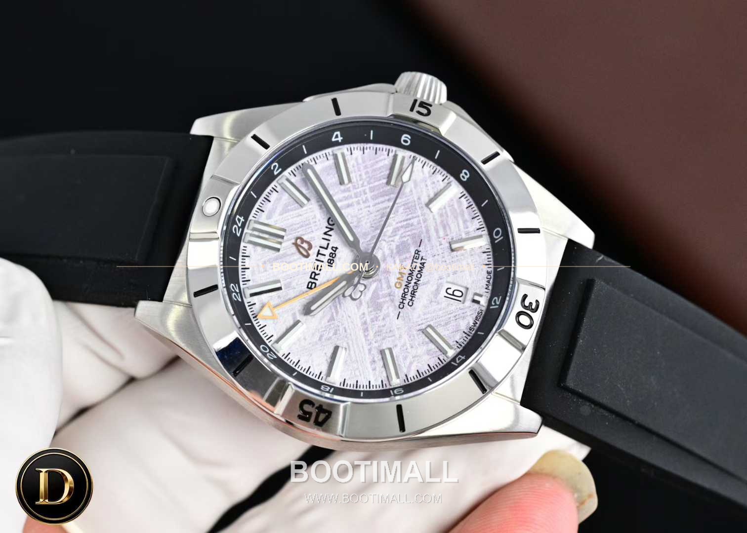 브라이틀링 크로노맷 GMT 스틸 컬러다이얼 듀얼타임 오토매틱 Breitling Chronomat GMT Steel Color Dial Dual Time Automatic A32398101M1A1 40mm 4