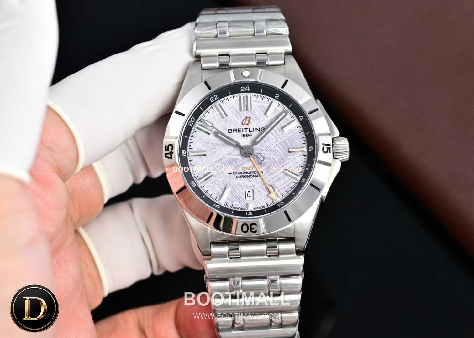브라이틀링 크로노맷 GMT 스틸 컬러다이얼 듀얼타임 오토매틱 Breitling Chronomat GMT Steel Color Dial Dual Time Automatic A32398101M1A1 40mm 2