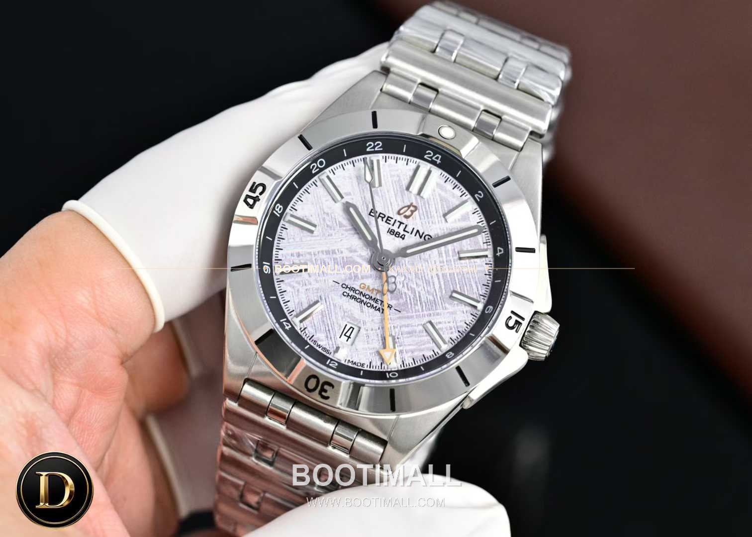 브라이틀링 크로노맷 GMT 스틸 컬러다이얼 듀얼타임 오토매틱 Breitling Chronomat GMT Steel Color Dial Dual Time Automatic A32398101M1A1 40mm 4