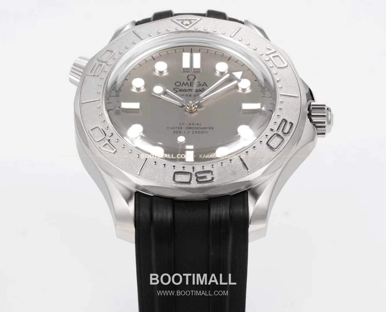 오메가 씨마스터 다이버300M 티타늄베젤 그레이다이얼 야광 오토매틱 Omega Seamaster Diver 300M Titanium Bezel Grey Dial Luminous Automatic 42mm 3