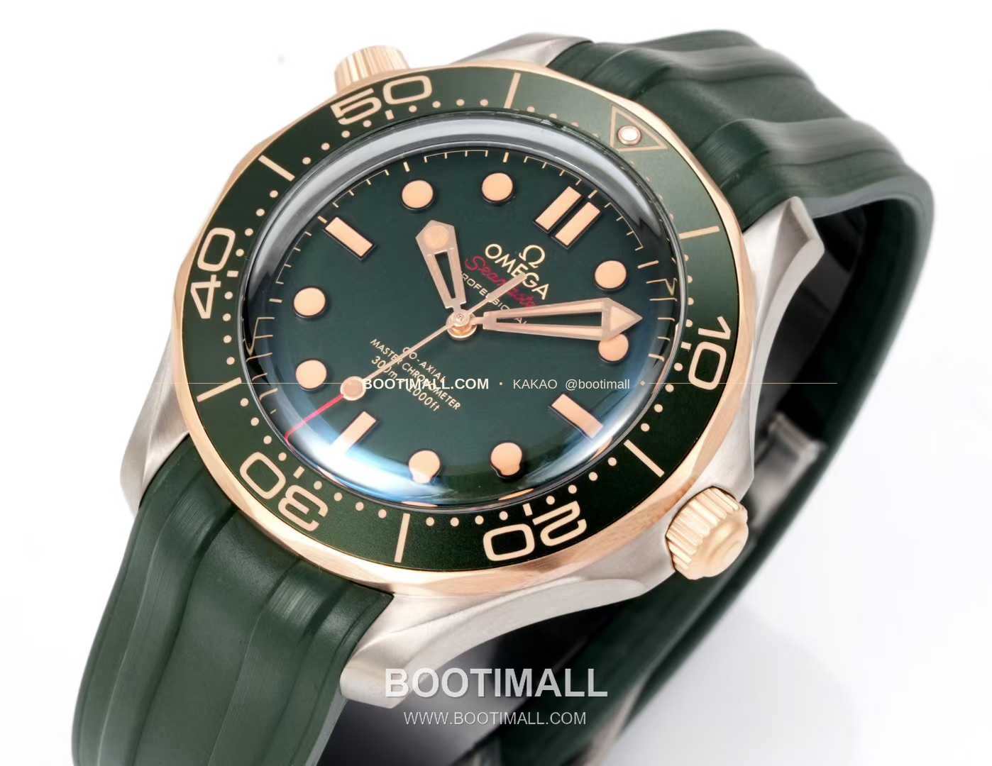 오메가 씨마스터 다이버300M 티타늄베젤 그레이다이얼 야광 오토매틱 Omega Seamaster Diver 300M Titanium Bezel Grey Dial Luminous Automatic 42mm 4